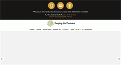 Desktop Screenshot of camping-les-pommiers.com